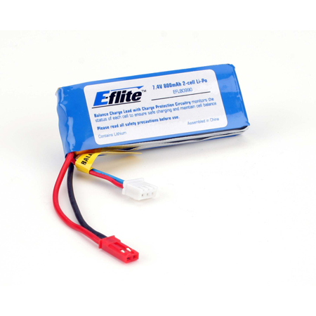 E-flite Ersatzakku 7,4V 800mAh 2-Cell LiPo BCX